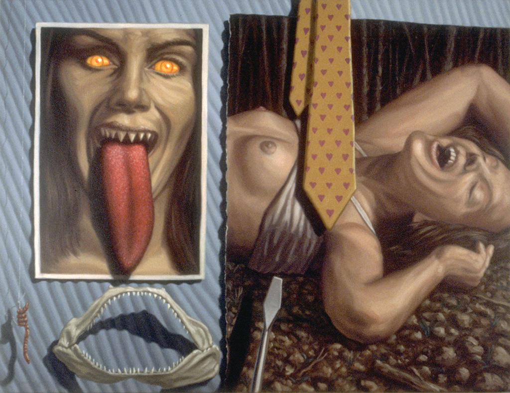 Still-life with worm